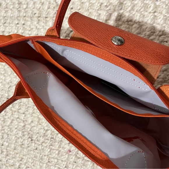 COPY - Longchamp le Pliage carot/orange small tote bag - Picture 4 of 5